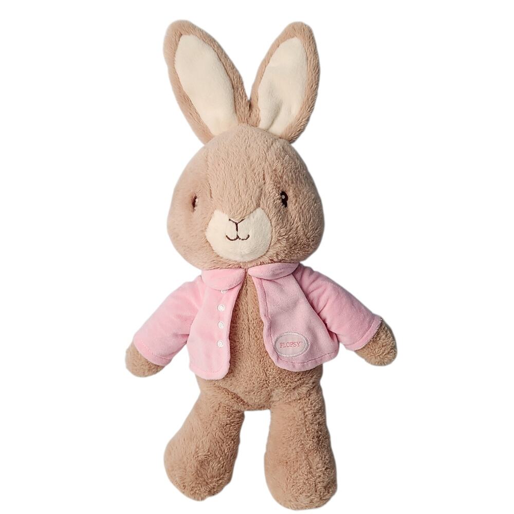 Beatrix Potter Peter Rabbit Flopsy Plush 20" Stuffed Toy Bunny Pink 2022